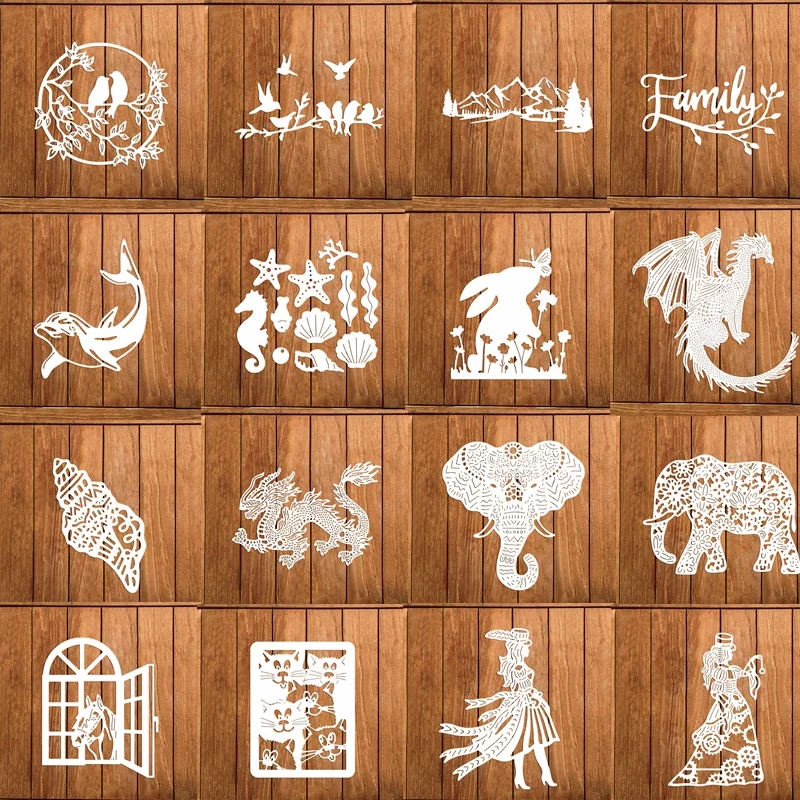 Metal Cutting Dies Animals Elephant Dragon Seashell Starfish Cat Window Girl Decorat Cards Album Photos Scrapbook Stencils Craft
Metal Cutting Dies Animals Elephant Dragon Seashell Starfish Cat Window Girl Decorat Cards Album Photos Scrapbook Stencils Craft