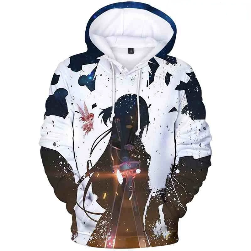 Men Hoodies Sword Art Online Anime 3d Print Winter Fashsion Oversized Sweatshirts Funny Women Hoodie SAO Oversized Tops
Men Hoodies Sword Art Online Anime 3d Print Winter Fashsion Oversized Sweatshirts Funny Women Hoodie SAO Oversized Tops