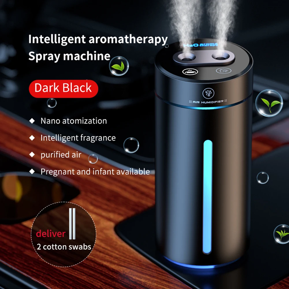 Double Hole Car Diffuser Humidifier Aromatherapy Diffuser TYPE-C Mist Mini Portable Diffuser For Car Home Office With LED Light
Double Hole Car Diffuser Humidifier Aromatherapy Diffuser TYPE-C Mist Mini Portable Diffuser For Car Home Office With LED Light