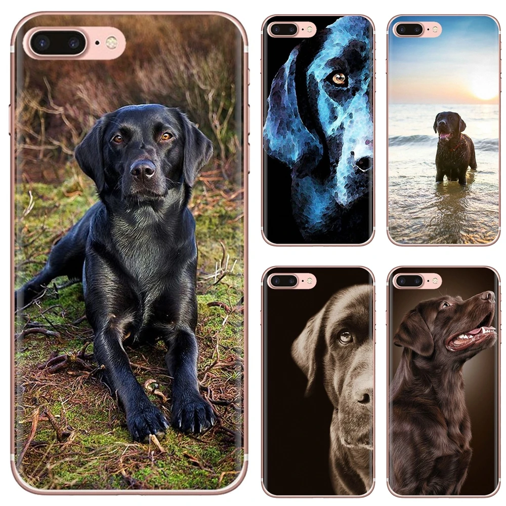Чехлы из ТПУ для LG G5 G6 G7 Q6 Q7 Q8 Q9 V10 V20 V30 X Power 2 3 Spirit G2 G3 G4 Mini hello Black Lab щенок Лабрадор