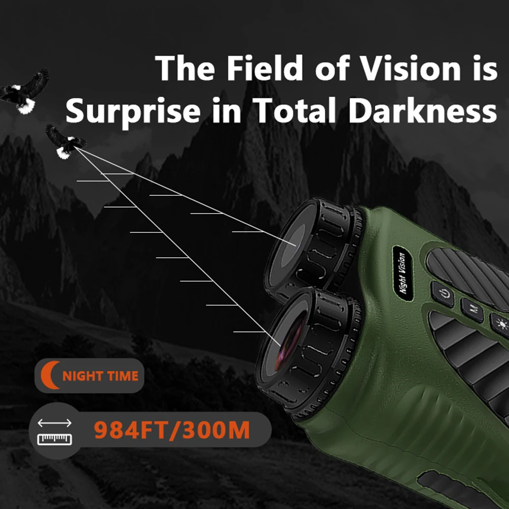 Portable Night Vision Binocular 1080P HD Infrared Digital Hunting BBQ Pinic Camping Carp Fishing Hiking Travel Telescope
Portable Night Vision Binocular 1080P HD Infrared Digital Hunting BBQ Pinic Camping Carp Fishing Hiking Travel Telescope
