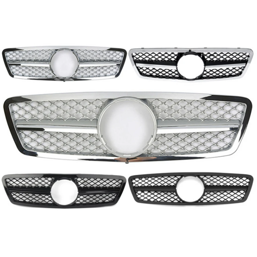 

AMG Styling Car Front Grille Upper Grill For Mercedes-Benz C-Class W203 C280 C320 C240 C200 2000-2006 Sedan ABS