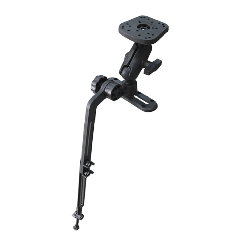 

G92F Kayak Transducer Mounting Arm | Fish Finder Mount Base Adapter with Gear-Head Fits All Post Mounts