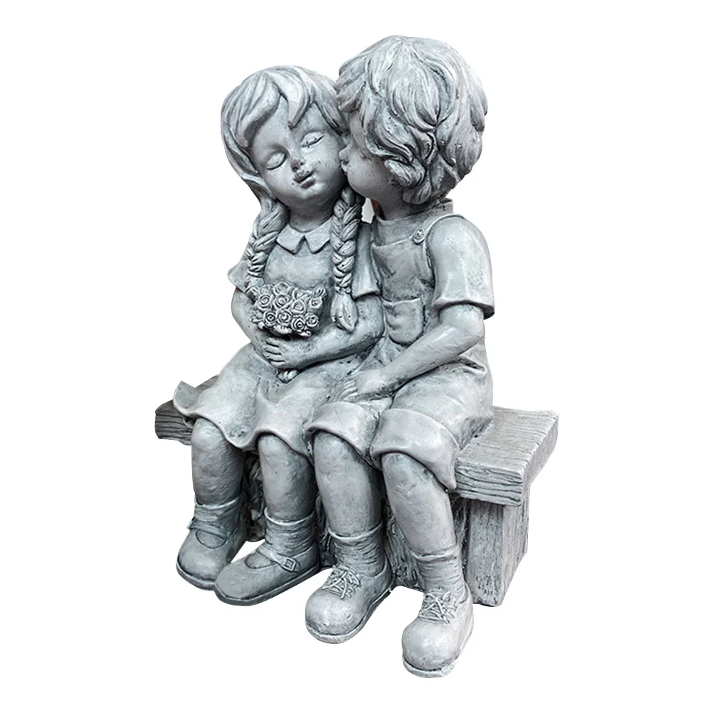 Happy Yami Home Accessories Girl Toys Statue Garden Girl Toys Boy Girl Sitting Bench Figurine Outdoor Indoor Resin Kissing
Happy Yami Home Accessories Girl Toys Statue Garden Girl Toys Boy Girl Sitting Bench Figurine Outdoor Indoor Resin Kissing