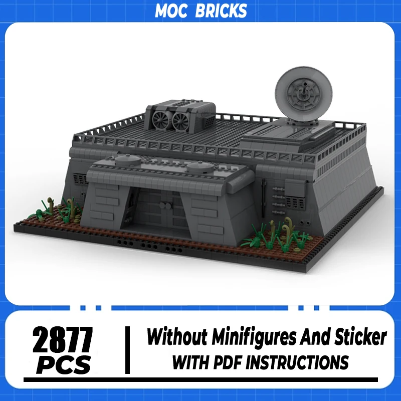 

Star Movie Moc Building Blocks Improved Imperial Bunker Model Technology Bricks DIY Assembly Construction Toy Holiday Gift
