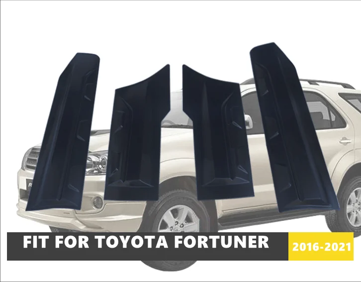 Good Quality Car Side ABS Door Molding Body Strip Streamer Protector Cover Kit Trim Fit For Toyota Fortuner 2016-2021
Good Quality Car Side ABS Door Molding Body Strip Streamer Protector Cover Kit Trim Fit For Toyota Fortuner 2016-2021