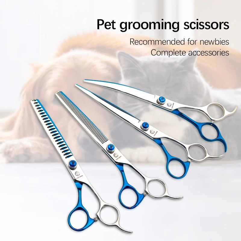 Professional 7.0 Inch 440C High Quality Trimming Pet Hair Cutting Shears Dog Grooming Scissors
Professional 7.0 Inch 440C High Quality Trimming Pet Hair Cutting Shears Dog Grooming Scissors