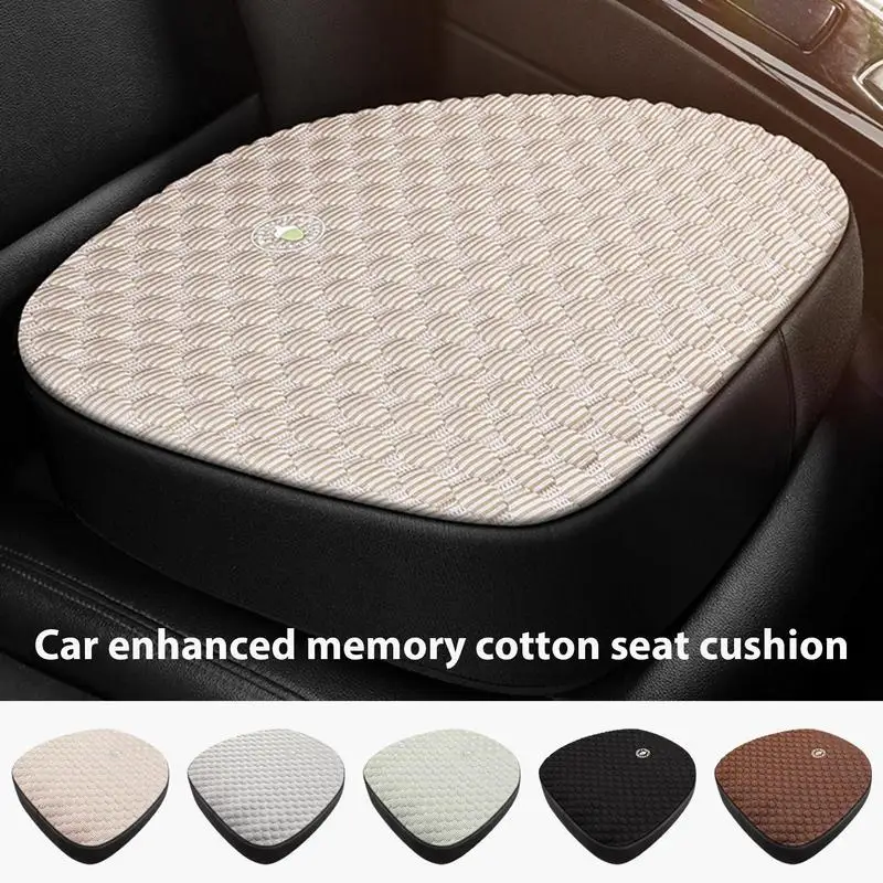 

Подушка для автомобильного сиденья, ультратолстая пена с эффектом памяти, удобные увеличенные подушки для сидений автомобиля, для коротких водителей