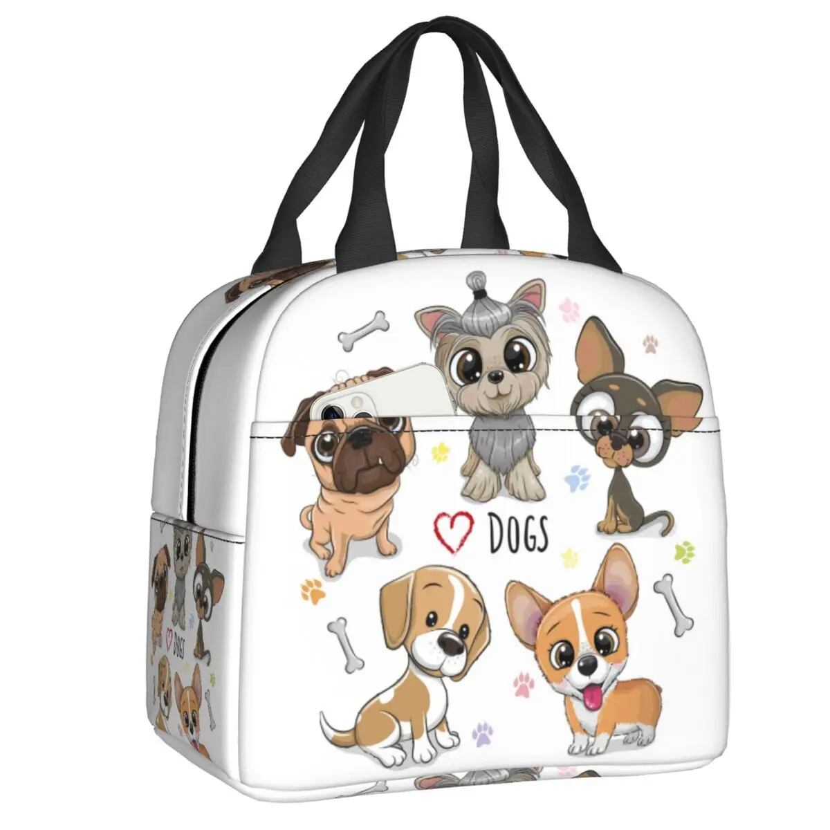 Cartoon Yorkshire Terrier Lunch Boxes for Women Cute Dogs Cooler Thermal Food Insulated Lunch Bag Kids School Children
Cartoon Yorkshire Terrier Lunch Boxes for Women Cute Dogs Cooler Thermal Food Insulated Lunch Bag Kids School Children