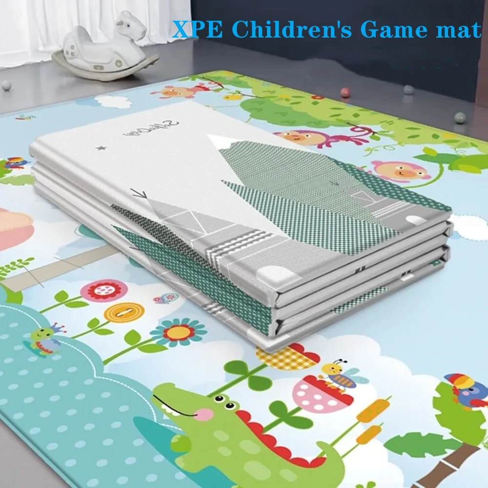 

180x100 Children's Carpet Foldable Baby Play Mat Educational Children Room Climbing Pad Non-Toxic Kids Rug Activitys Games Toys