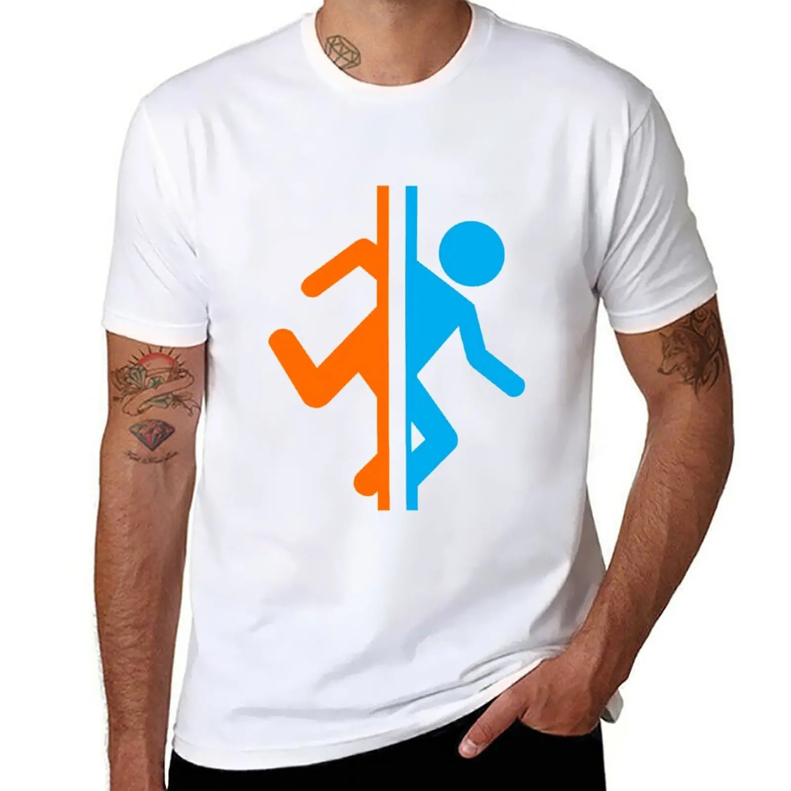 Portal - Portal T-Shirt quick drying summer clothes Blouse Short sleeve tee clothes for men 
Portal - Portal T-Shirt quick drying summer clothes Blouse Short sleeve tee clothes for men