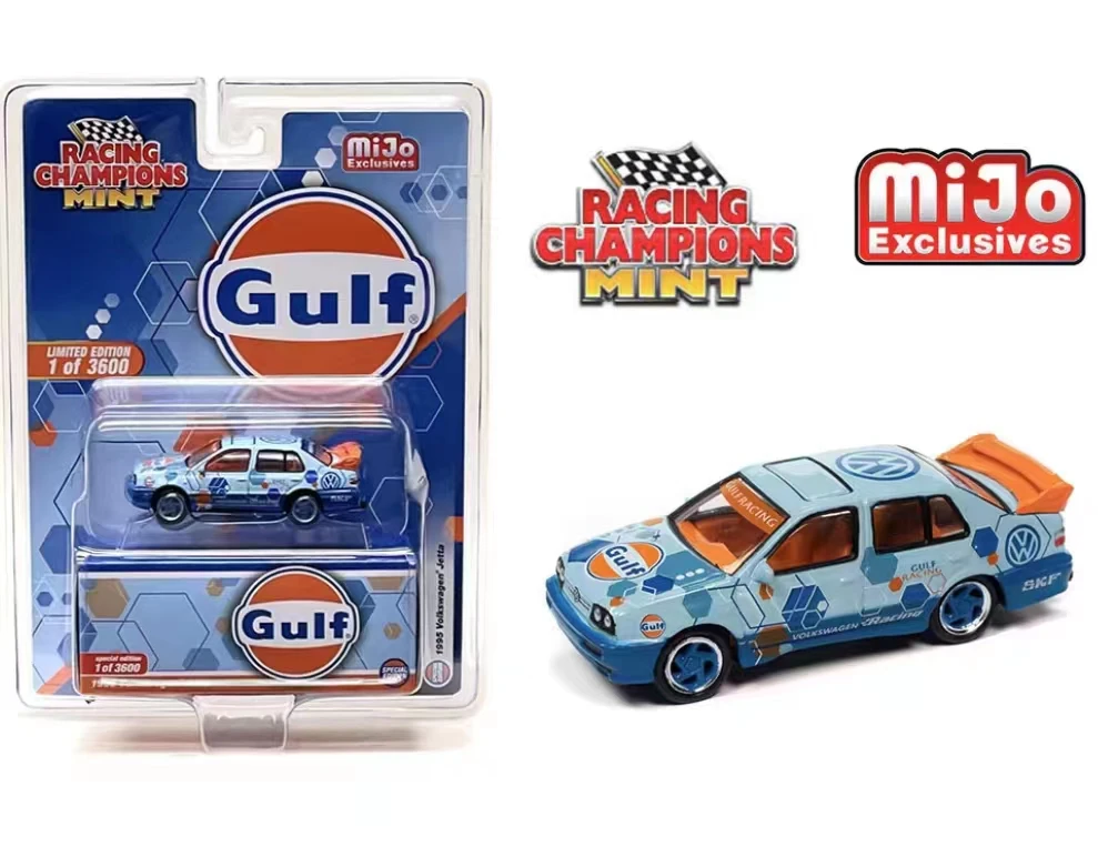 

RC1:64 GULF 1995 Jetta Collection Metal Die-cast Simulation Model Cars Toys