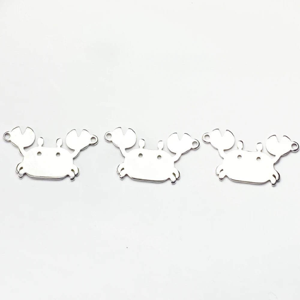 1Pack 23*13MM Cute Crabs Charms Waterproof Stainless Steel Made Tiny Swimming Crab Type Jewelry Connectors Diy Making Wholesale
1Pack 23*13MM Cute Crabs Charms Waterproof Stainless Steel Made Tiny Swimming Crab Type Jewelry Connectors Diy Making Wholesale