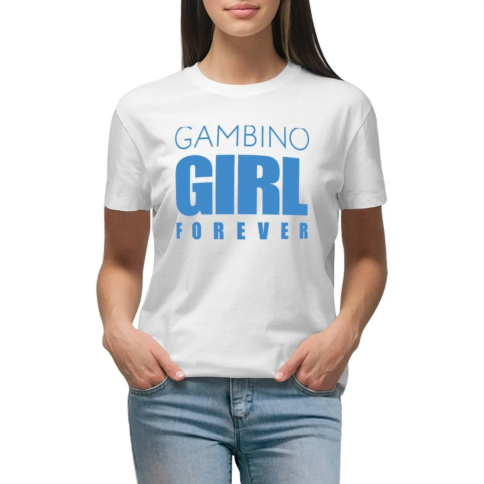 Gambino Girl Forever T-shirt Female clothing aesthetic clothes summer clothes funny t shirts for Women
Gambino Girl Forever T-shirt Female clothing aesthetic clothes summer clothes funny t shirts for Women