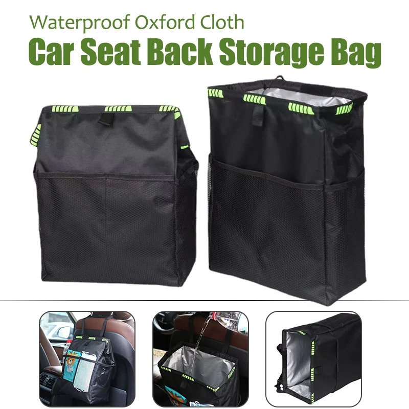 Car Rear Seat Back Storage Bag Black Multi-functional Toy Clothing Sundries Oxford Cloth Hanging Bag Waterproof Large Capacity
Car Rear Seat Back Storage Bag Black Multi-functional Toy Clothing Sundries Oxford Cloth Hanging Bag Waterproof Large Capacity