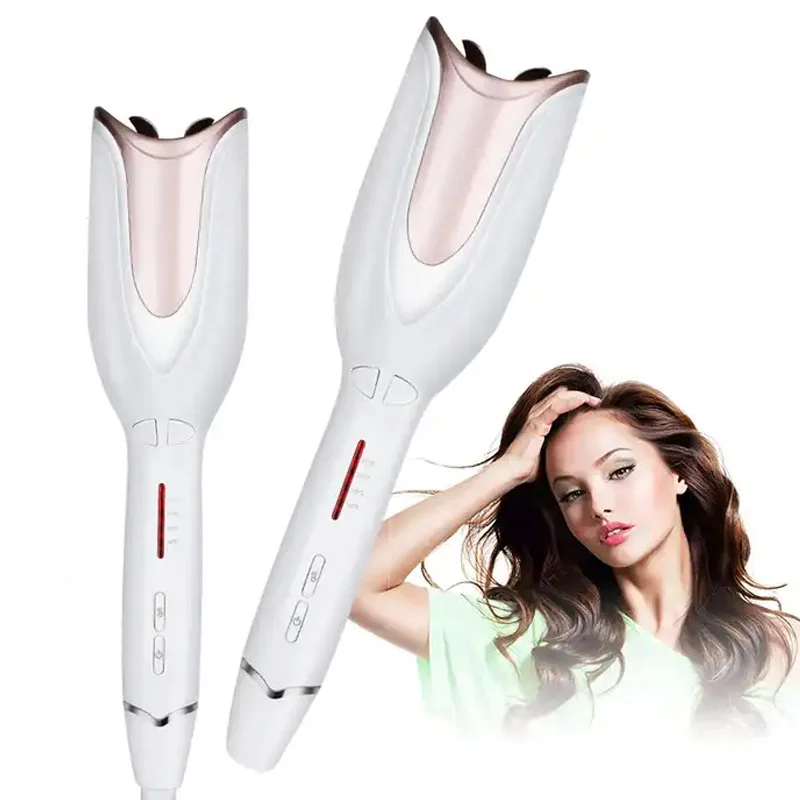 

2024 New Fashion Rotating Curlers Rollers Automatic Heatless Hot Electric Hair Curler Hair Curling Wand