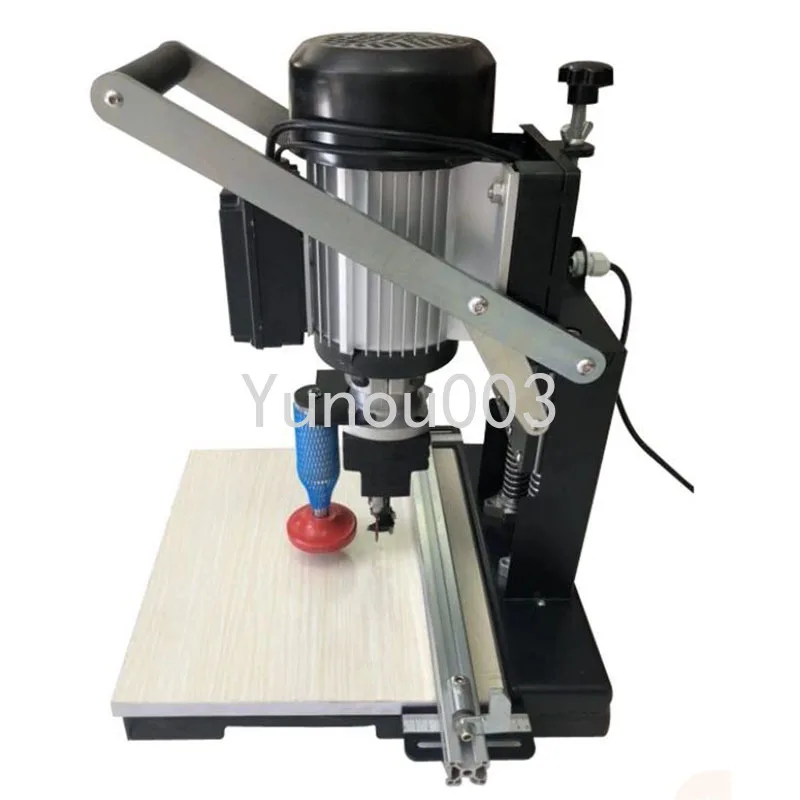 

1100W Woodworking Hinge Drill Portable Cutting Machine Three-in-one CNC Multi-function Semi-automatic Drilling Machine Lathe DIY