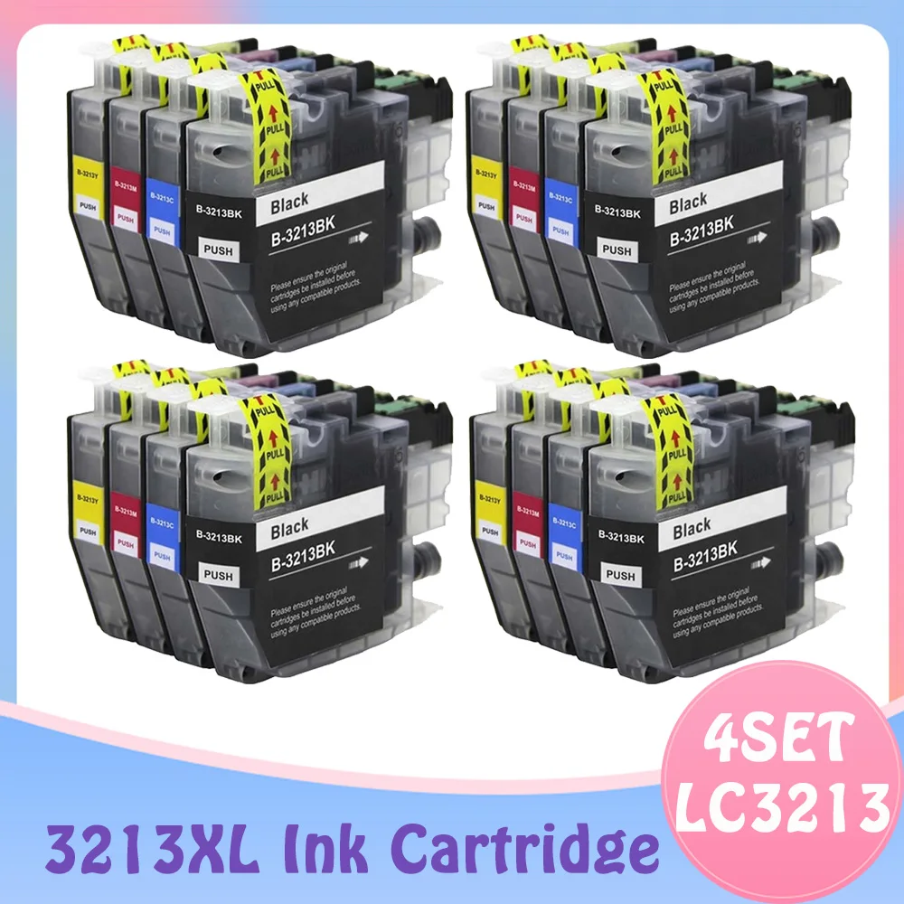 

Compatible Ink Cartridges LC3211 LC3213 LC3213 for Brother LC 3213 DCP-J772DW DCP-J774DW MFC-J890DW MFC-J895DW Inkjet Printer