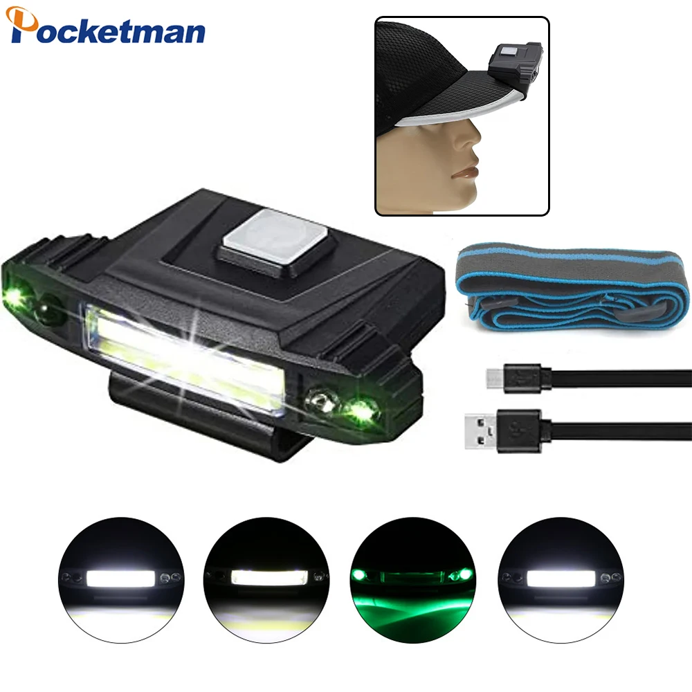 Portable LED Clip Cap Light Headlamp Smart IR Sensor Hat Head Light USB Rechargeable Headlight Waterproof Head Lamp Hot Sale
Portable LED Clip Cap Light Headlamp Smart IR Sensor Hat Head Light USB Rechargeable Headlight Waterproof Head Lamp Hot Sale