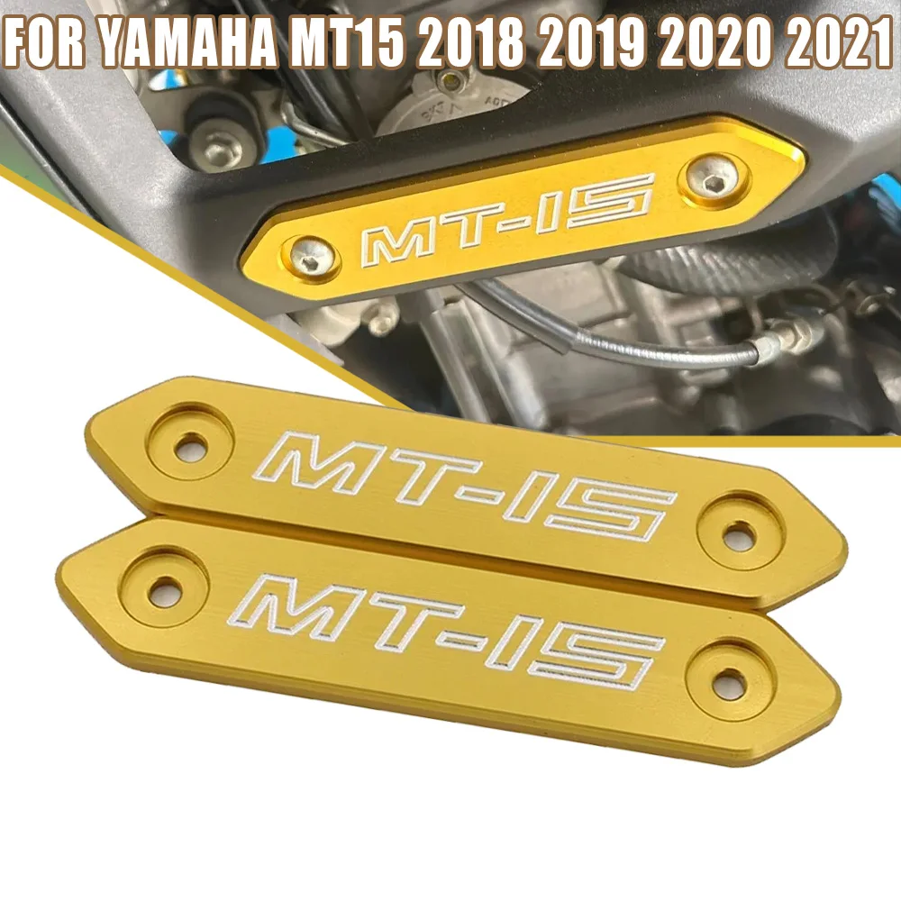 

CNC Alloy For Yamaha MT15 2018 2019 2020 Side Decorative Piece Decorative Cover Of Water Tank Net MT-15 MT 15 Accessories
