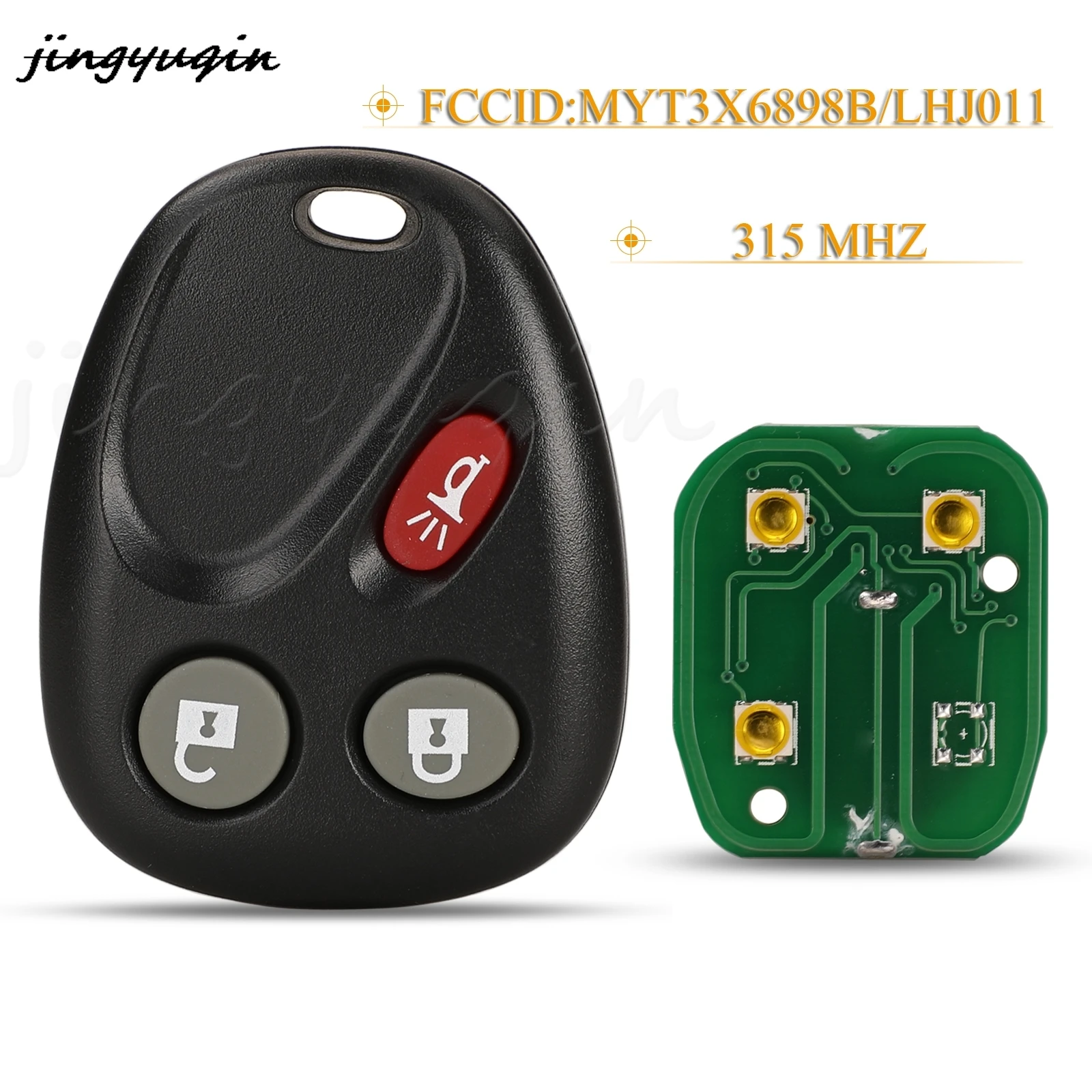 jingyuqin 10pcs 4 Buttons Remote Car Key 315MHZ For Buick Rainier Hummer GMC Chevrolet Suburban Pontiac Fccid:MYT3X6898B/LHJ011
jingyuqin 10pcs 4 Buttons Remote Car Key 315MHZ For Buick Rainier Hummer GMC Chevrolet Suburban Pontiac Fccid:MYT3X6898B/LHJ011