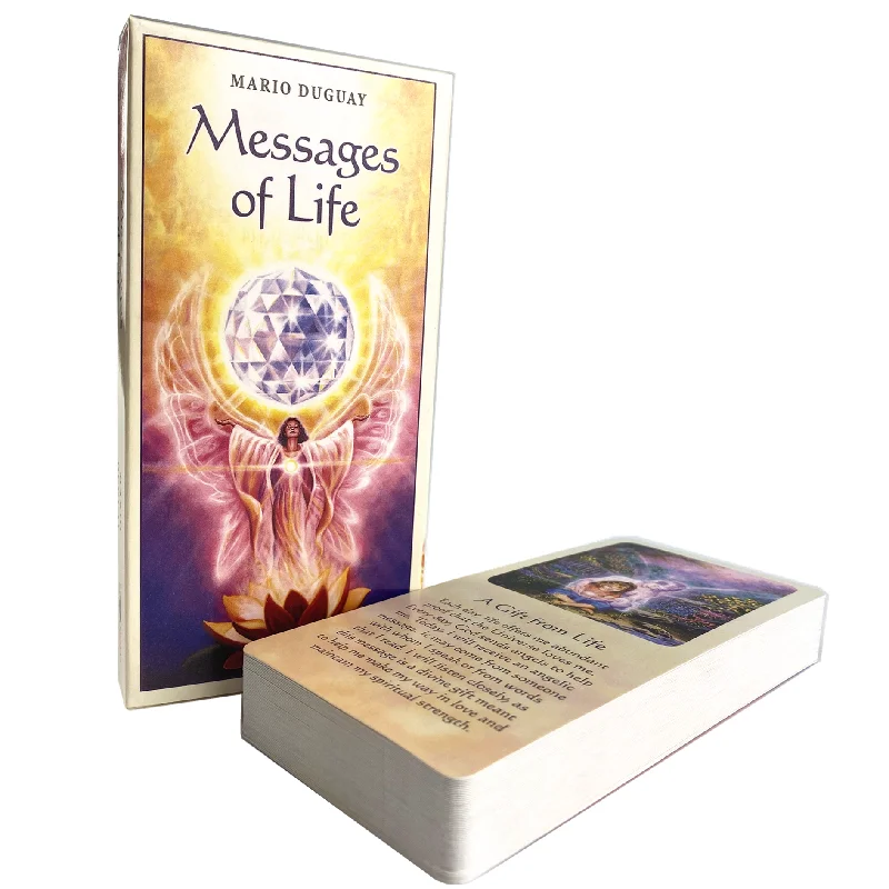 Messages of Life Tarot Cards Deck English Fate Divination Family Party Oracle Board Game Fortune-telling 
Messages of Life Tarot Cards Deck English Fate Divination Family Party Oracle Board Game Fortune-telling