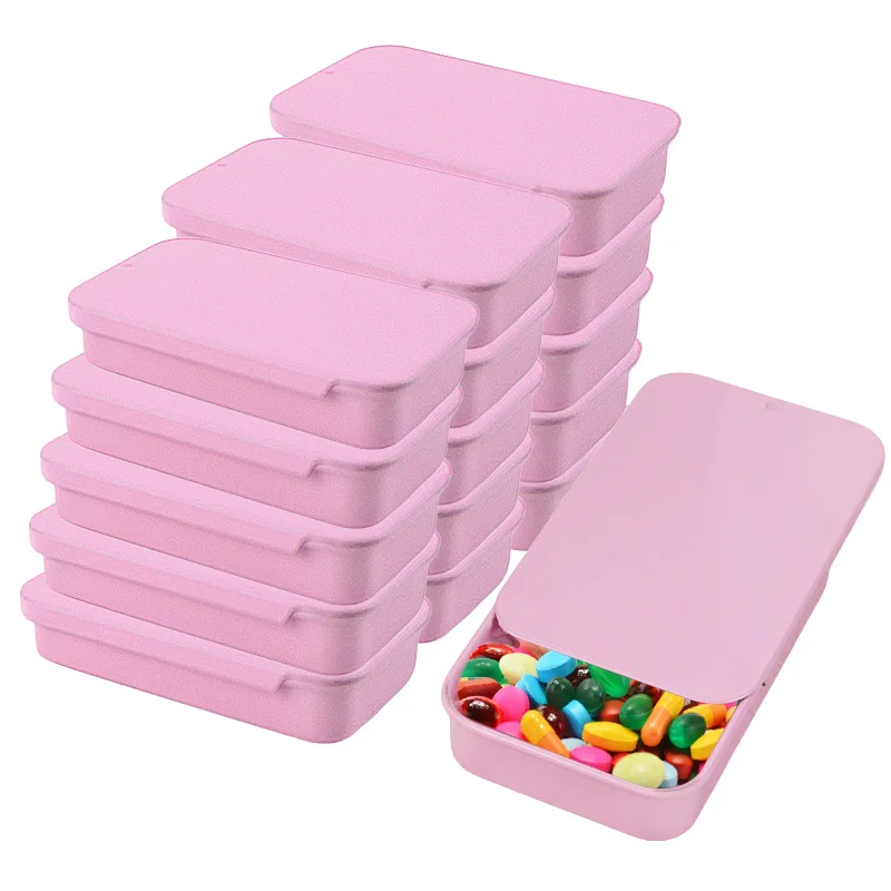 12Pcs 50ml Metal Rectangular Mini Tin Box Tinplate Push Candy Pill Cases Bins Jar Hinged Containers Small Organizer Storage Box
12Pcs 50ml Metal Rectangular Mini Tin Box Tinplate Push Candy Pill Cases Bins Jar Hinged Containers Small Organizer Storage Box