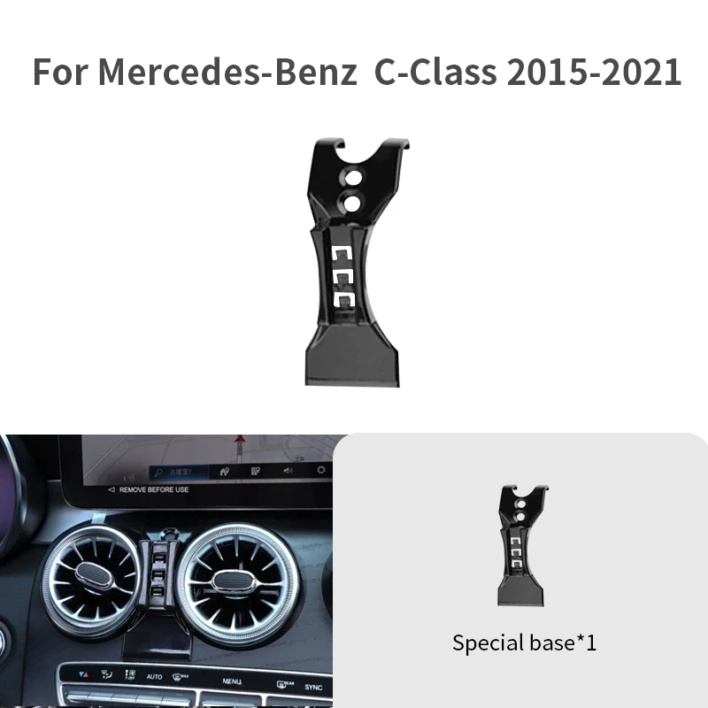 For Mercedes-Benz C-Class 2015-2021 Screen base mobile phone bracket accessories
For Mercedes-Benz C-Class 2015-2021 Screen base mobile phone bracket accessories