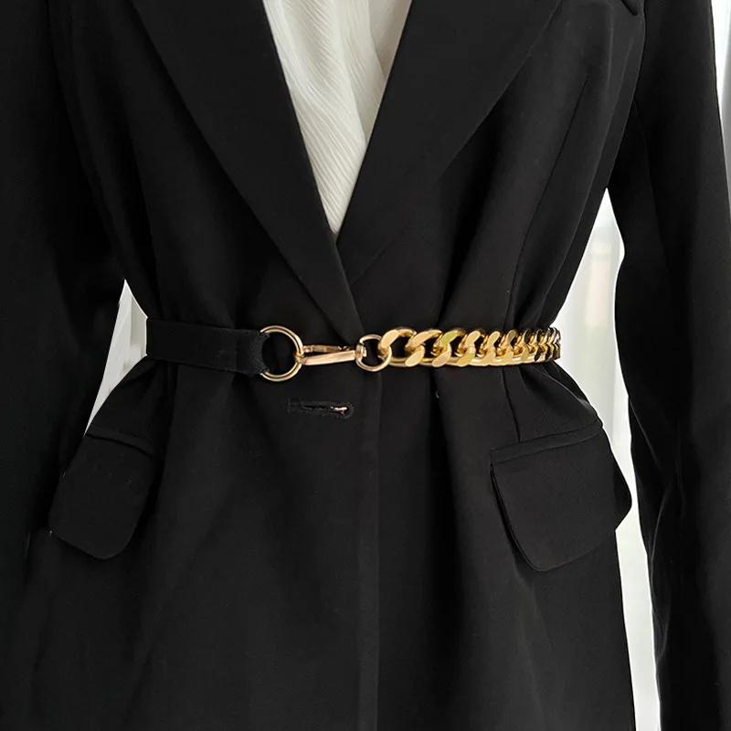 Women Metal Chain Belt Fashion Ladies Decorative Waist Belt for Dress Coat Skirt Clothes Accessories
Women Metal Chain Belt Fashion Ladies Decorative Waist Belt for Dress Coat Skirt Clothes Accessories
