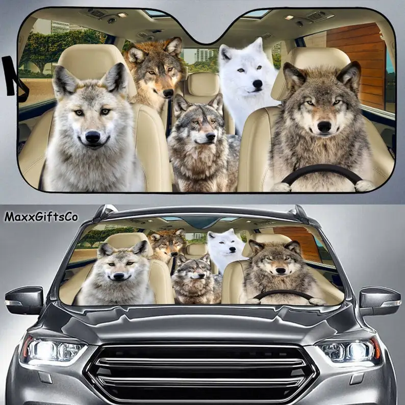 Wolf Car Sun Shade, Wolfs Windshield, Wolfs Family Sunshade, Wolf Car Accessories, Car Decoration, Gift For Dad, Mom
Wolf Car Sun Shade, Wolfs Windshield, Wolfs Family Sunshade, Wolf Car Accessories, Car Decoration, Gift For Dad, Mom