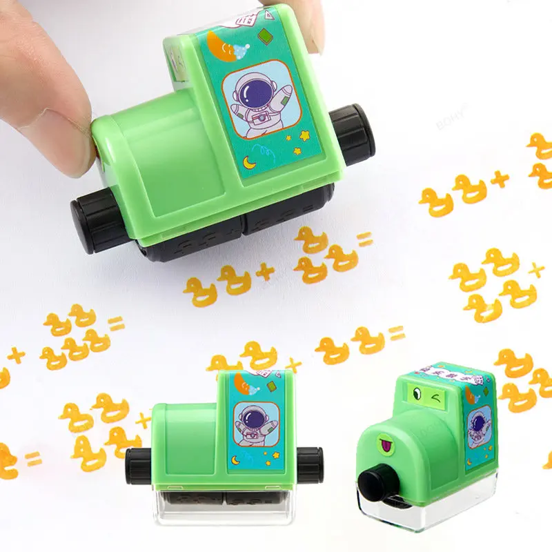 Mathematical Question Duck and Apple Roller Stamp Practice Tools Addition Subtraction Multiplication Division Seal
Mathematical Question Duck and Apple Roller Stamp Practice Tools Addition Subtraction Multiplication Division Seal