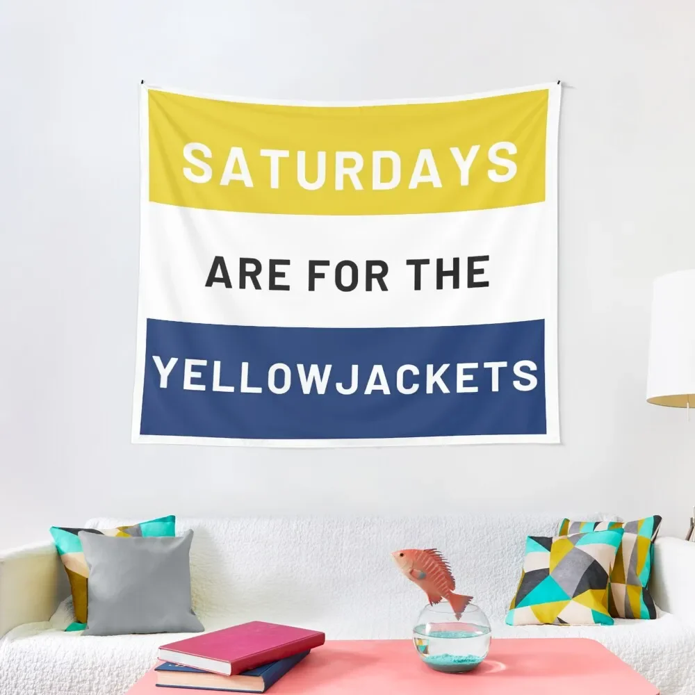 

Saturdays are for the Yellowjacket Tapestry Bedrooms Decorations Wall Decorations Bedroom Deco Tapestry