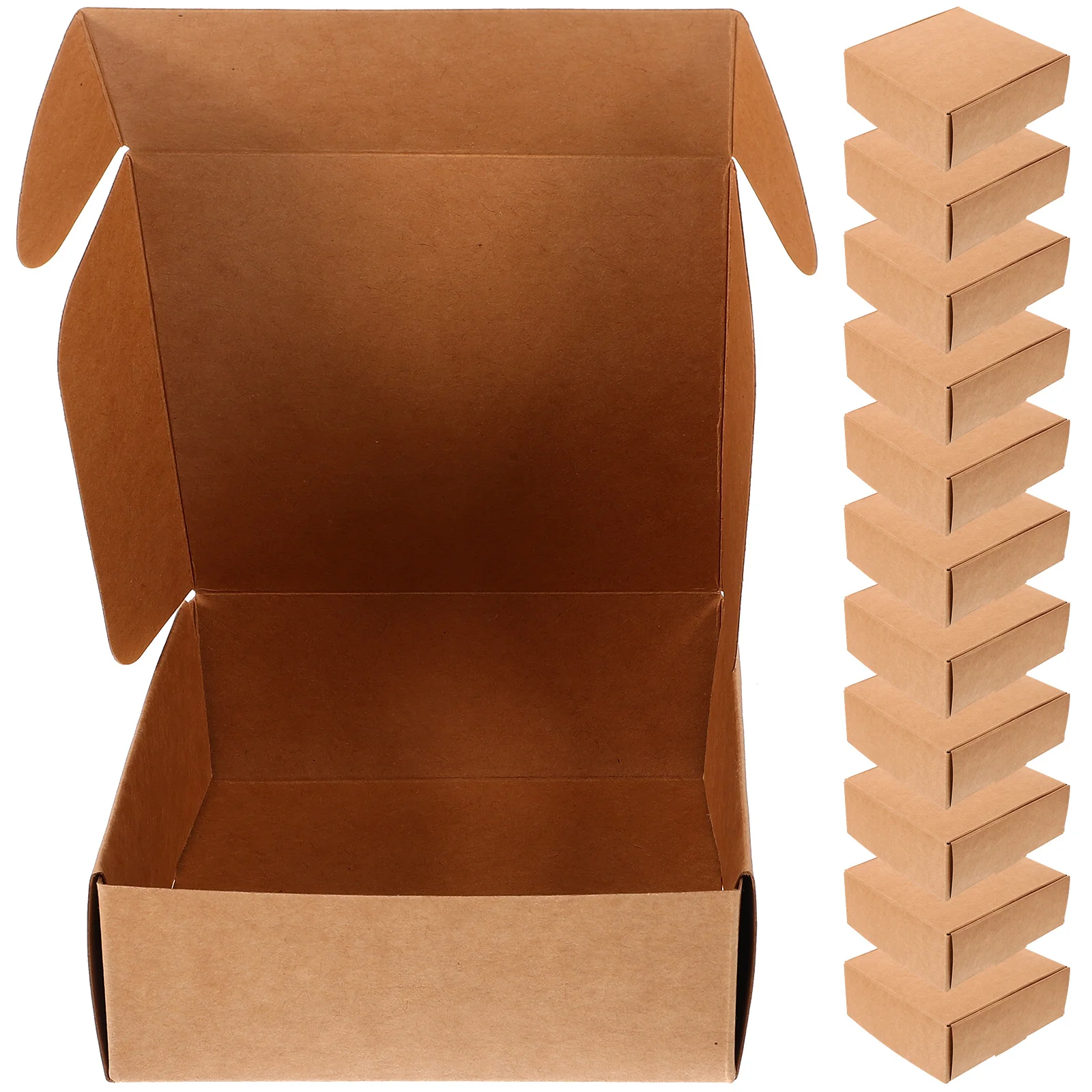 

20 Pcs Kraft Paper Box Soap Wrappers for Homemade Vellum Jewelry Party Gift Case Container Packaging