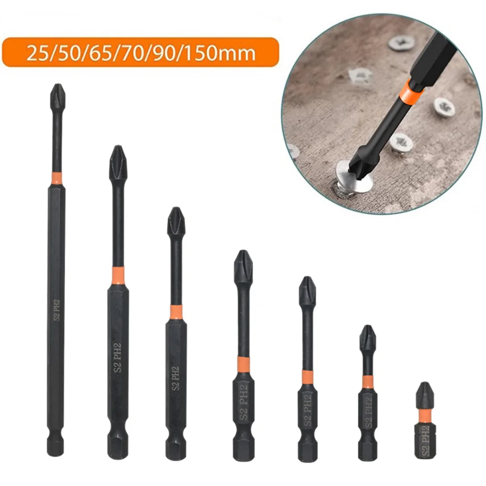1pcs Impact Screwdrivers Bit Magnetic PH2 1/4Inch Hex Shank 25-150mm For Electric Screwdrivers Hand Drills
1pcs Impact Screwdrivers Bit Magnetic PH2 1/4Inch Hex Shank 25-150mm For Electric Screwdrivers Hand Drills