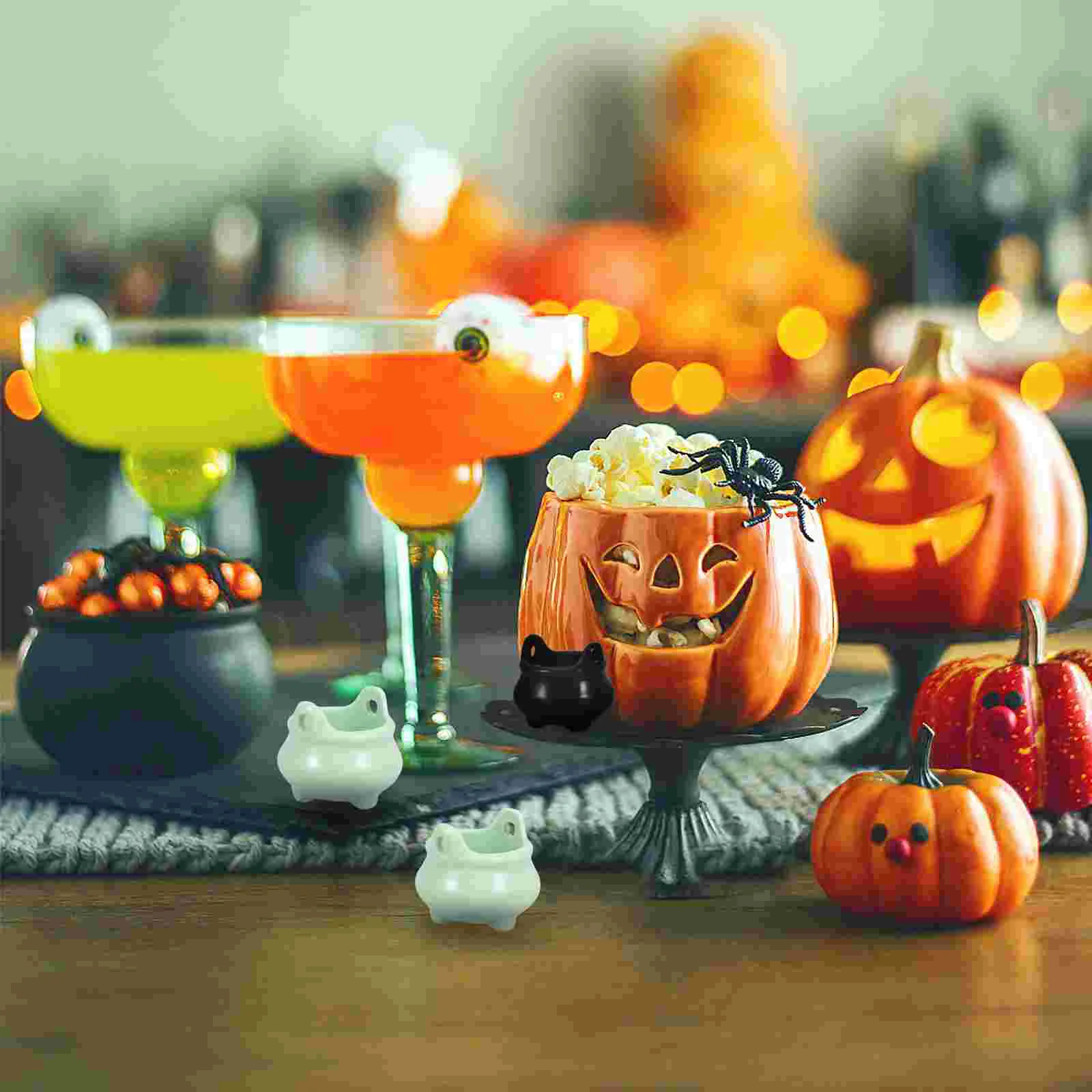 20 Pcs Halloween Witch Boiler Decorations Mini Cauldron Accessories Miniature House Party Plastic Micro Landscape Prop Pots
20 Pcs Halloween Witch Boiler Decorations Mini Cauldron Accessories Miniature House Party Plastic Micro Landscape Prop Pots