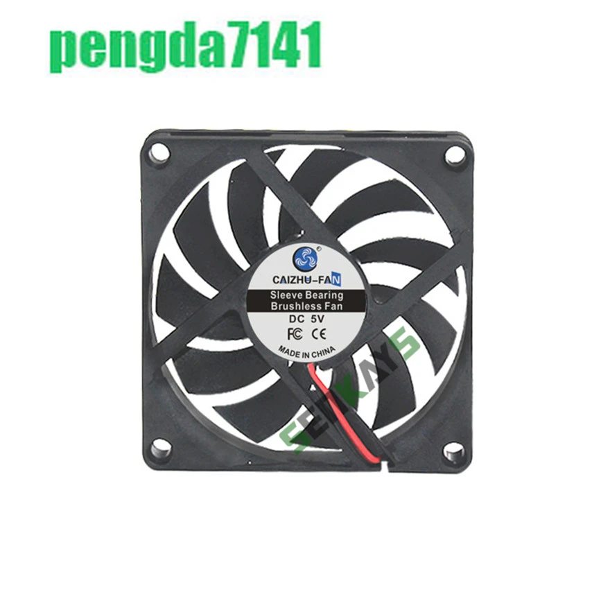 8010 80MM 80*80*10MM DC 5V 12V 24V Ultra-thin USB Cooling Fan Comptuter CPU Cooling Fan Laptop Cooling Fan 2pin
8010 80MM 80*80*10MM DC 5V 12V 24V Ultra-thin USB Cooling Fan Comptuter CPU Cooling Fan Laptop Cooling Fan 2pin