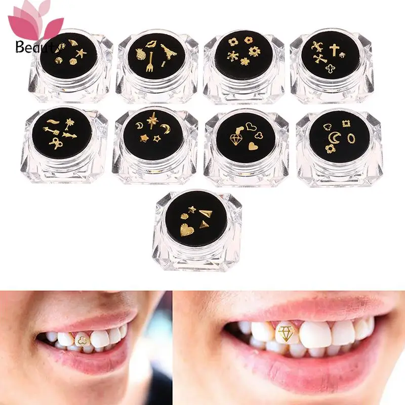 5Pcs/box Dental Diamond Crystal Teeth Studs Metal Tooth Ornaments Tooth Gems Jewelry Tooth Decoration
5Pcs/box Dental Diamond Crystal Teeth Studs Metal Tooth Ornaments Tooth Gems Jewelry Tooth Decoration