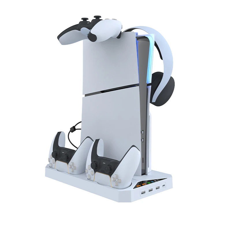 IPLAY Cooling Stand with Controller Charging Station for PS5/PS5 Slim Console, 3-Level Cooling Fan, Headset Holder
IPLAY Cooling Stand with Controller Charging Station for PS5/PS5 Slim Console, 3-Level Cooling Fan, Headset Holder