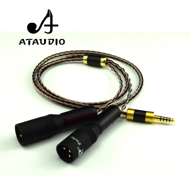 

ATAUDIO Hifi 4.4mm to 2XLR Cable for Sony WM1A/1Z PHA-1A/2A Z1R 4.4mm Balance to Double XLR Male Upgrade Cable