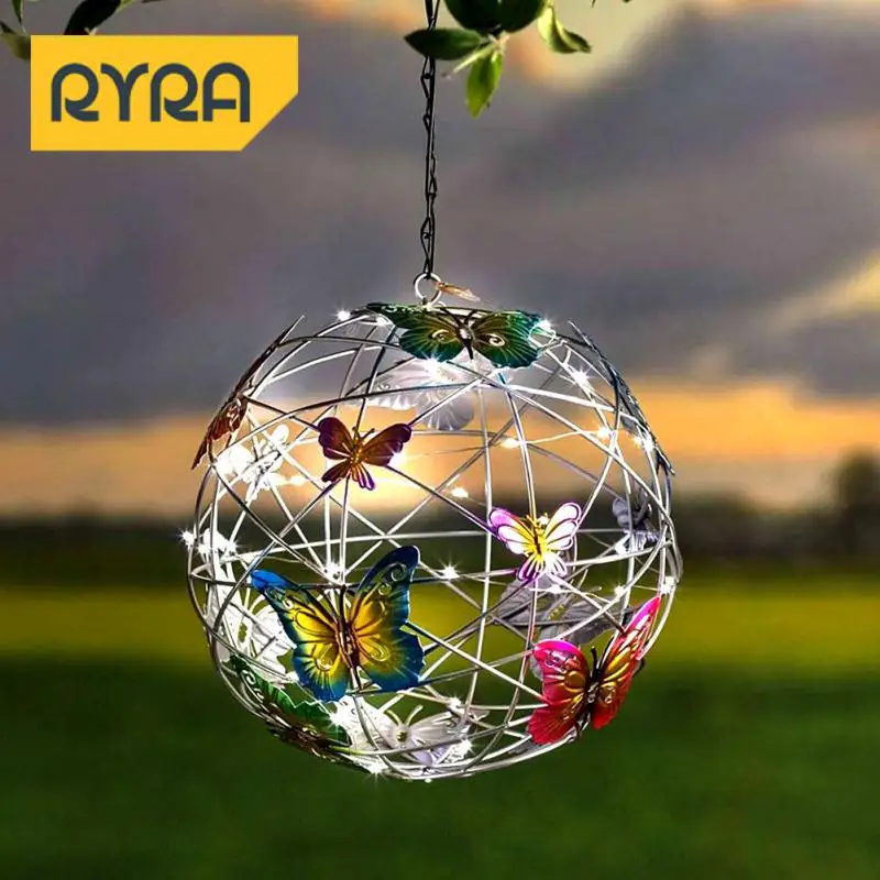 Nightlight Outdoor Landscape Hanging Lamp Metal Waterproof Home Decorative Butterfly Pendant Pathway Weaving Mesh
Nightlight Outdoor Landscape Hanging Lamp Metal Waterproof Home Decorative Butterfly Pendant Pathway Weaving Mesh