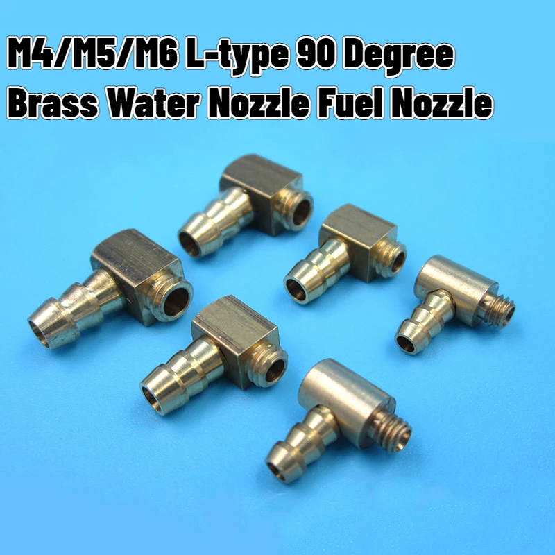 M4/M5/M6 Brass 90 Degree L Type Water Cooling Nozzle Faucet Nipple Fuel Nozzle For RC Methanol/Gasoline/Brushless Electric Boa
M4/M5/M6 Brass 90 Degree L Type Water Cooling Nozzle Faucet Nipple Fuel Nozzle For RC Methanol/Gasoline/Brushless Electric Boa