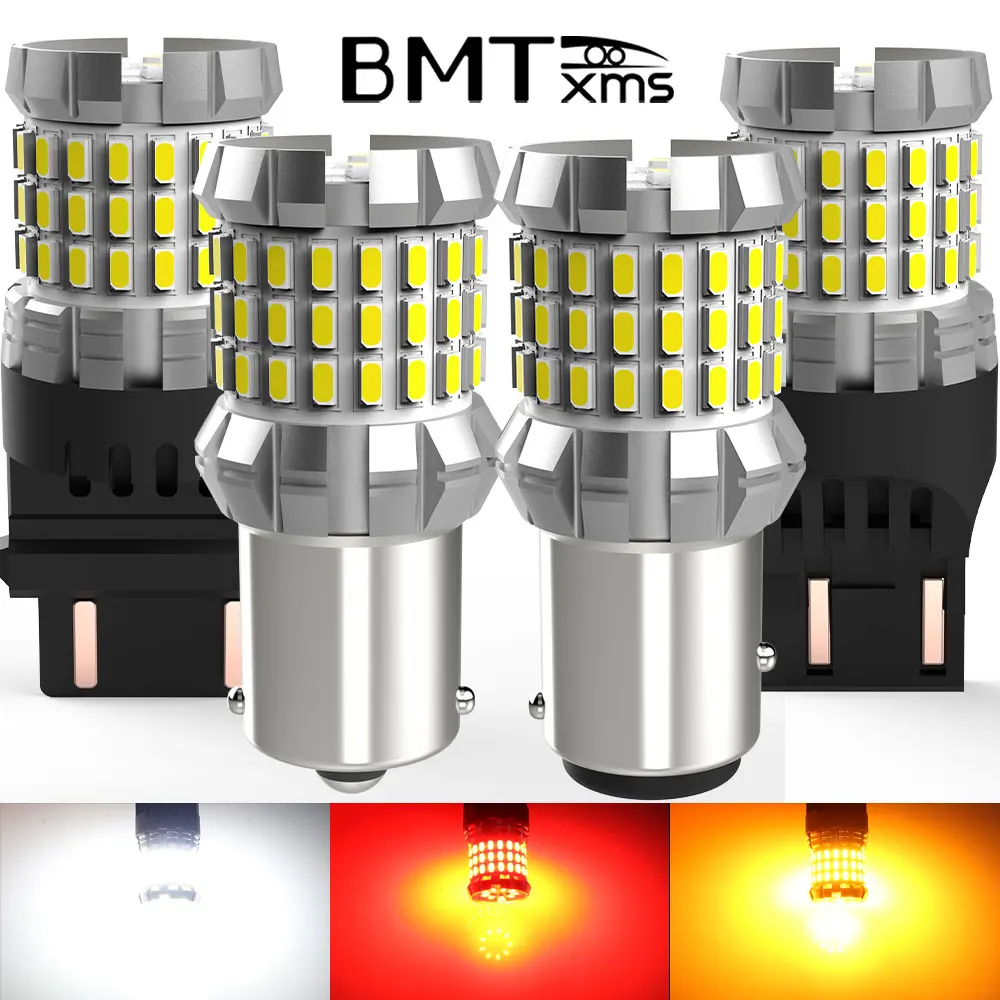 

BMTxms 2x LED Canbus W21/5W 7443 T20 W21W 7440 1157 P21/5W BAY15D Car Reserve Lamps 1156 P21W BA15S Signal Lamp Auto Brake Light