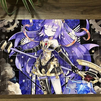 Tapete de Jogo YuGiOh OCG Salamangreat: O Companheiro Essencial para Duelos Envolventes 6 YuGiOh Duel Playmat Galatea, the Orcust Automaton TCG CCG Mat Trading Card Game Mat Rubber Mouse Pad Desk Mat Free Bag 60x35cm