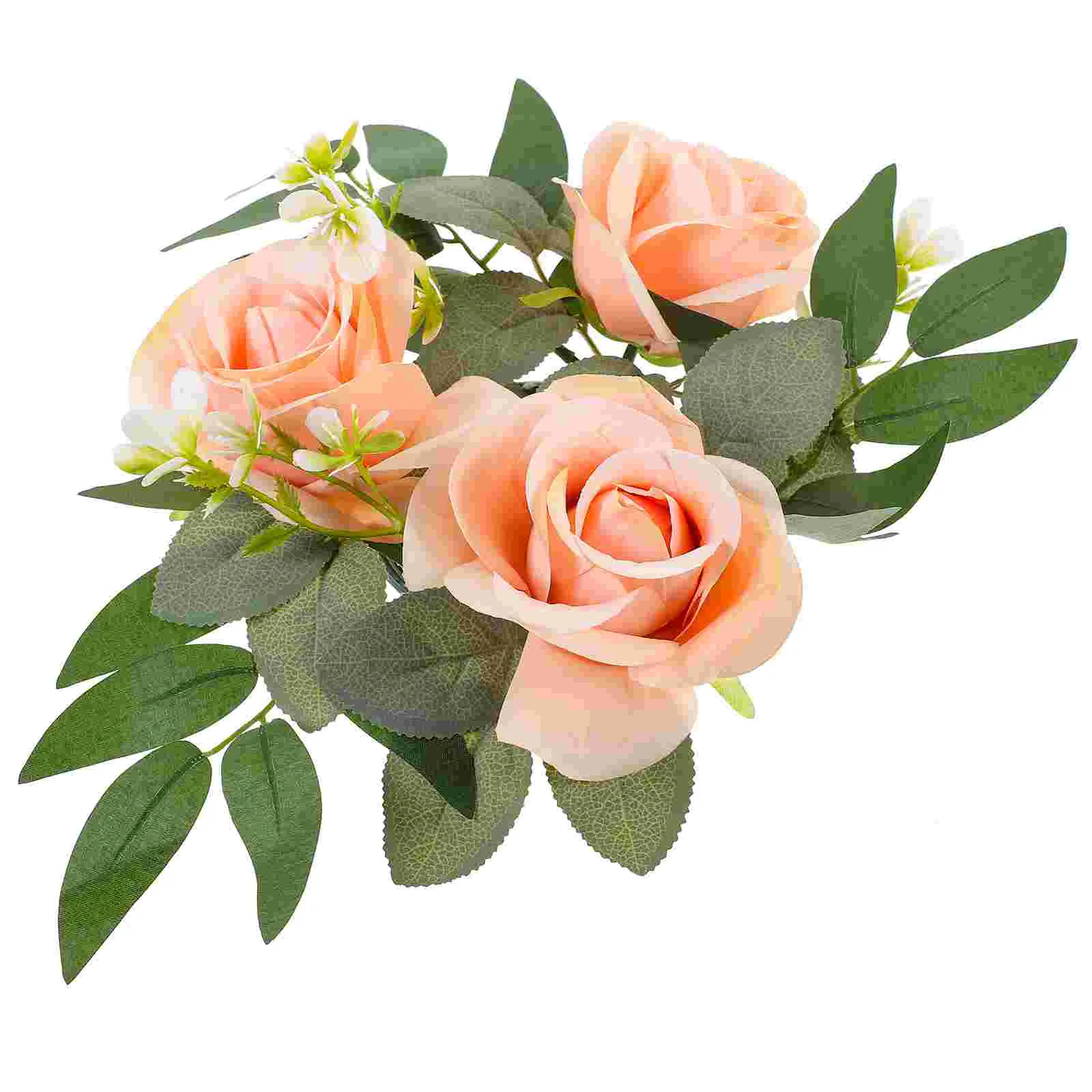 Artificial Rose Ring Realistic Fake Flower Holder Wreath Table Centerpiece Table Holder
Artificial Rose Ring Realistic Fake Flower Holder Wreath Table Centerpiece Table Holder