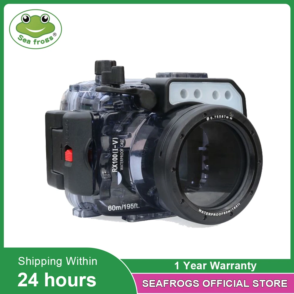 

Camera Diving Housing 194FT Underwater Waterproof Housing Case for Sony DSC RX100 RX100II RX100III RX100IV RX100V