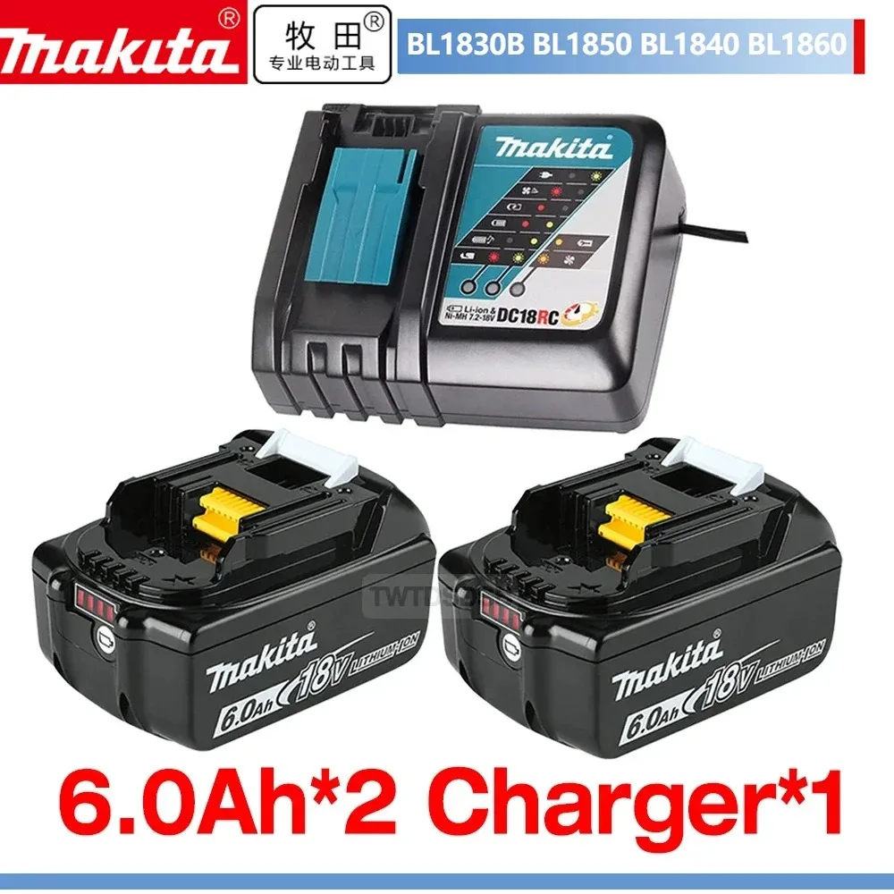For Makita 18V 6Ah/5Ah/3Ah for Makita Battery BL1830B BL1850B BL1850 BL1840 BL1860 BL1815 Replacement Lithium Battery
For Makita 18V 6Ah/5Ah/3Ah for Makita Battery BL1830B BL1850B BL1850 BL1840 BL1860 BL1815 Replacement Lithium Battery