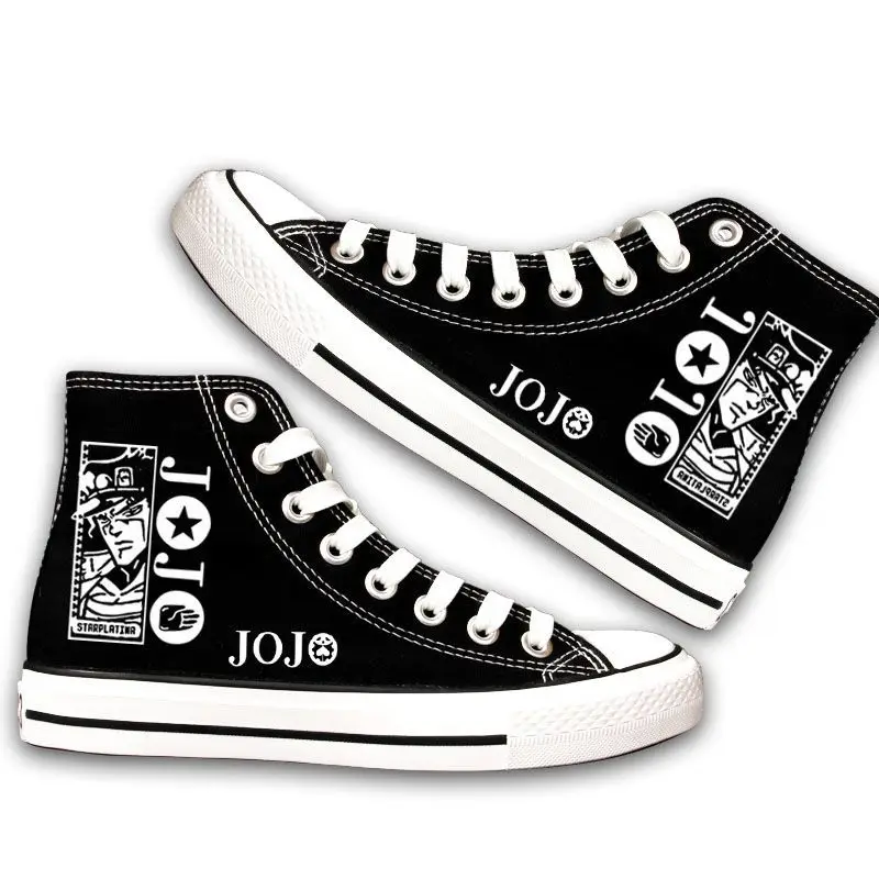 JoJo's Bizarre Adventure Canvas Shoes Anime Sneakers Casual Cosplay Costume High Top Kawaii Shoes Y2k JOJO Accessories 
JoJo's Bizarre Adventure Canvas Shoes Anime Sneakers Casual Cosplay Costume High Top Kawaii Shoes Y2k JOJO Accessories