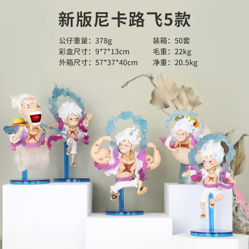 One Piece Gk Q Version Nika Luffy Figure Fifth-speed Sun God Luffy Model Ornament Desktop Scenery Boys Collection Gift
One Piece Gk Q Version Nika Luffy Figure Fifth-speed Sun God Luffy Model Ornament Desktop Scenery Boys Collection Gift