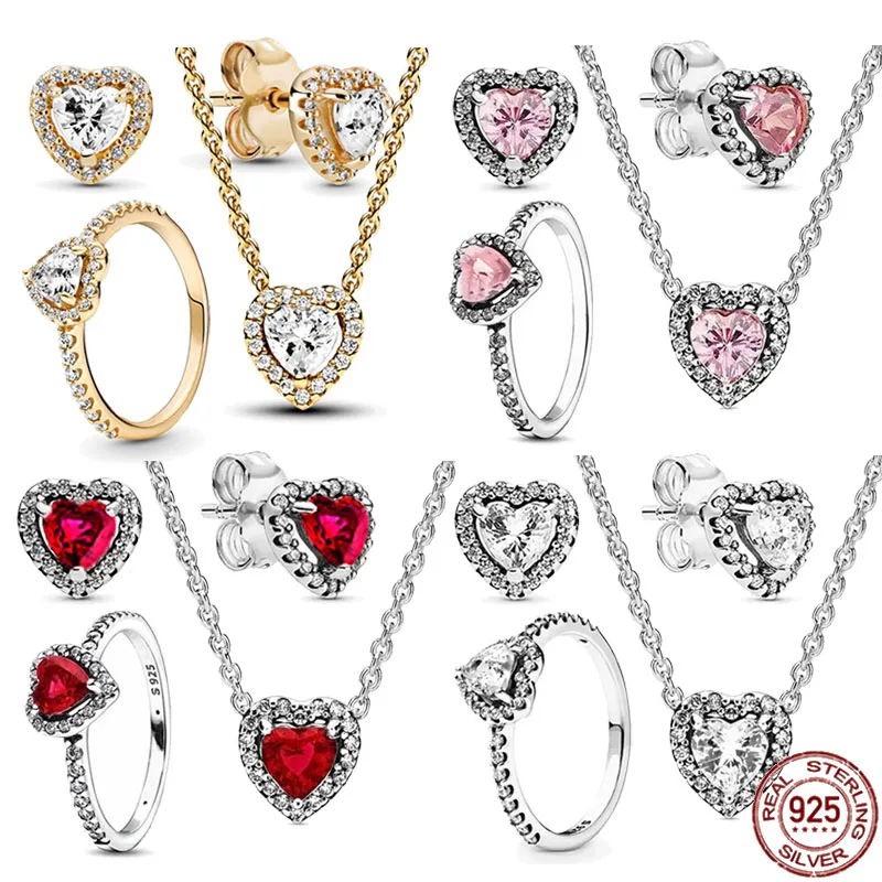 Лидер продаж, серебро 925 пробы, блестящие серьги в форме сердца разных цветов, кольцо, набор, Классические очаровательные ювелирные изделия Gifts
Лидер продаж, серебро 925 пробы, блестящие серьги в форме сердца разных цветов, кольцо, набор, Классические очаровательные ювелирные изделия Gifts