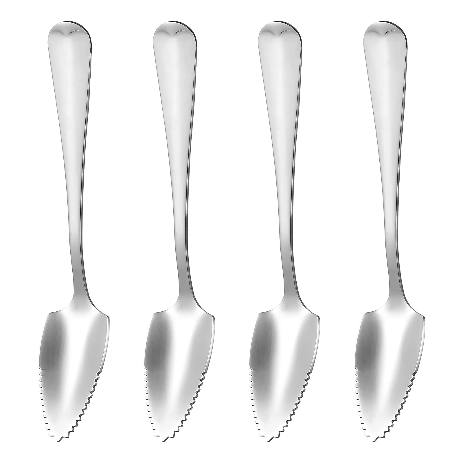 Grapefruit Scoop Stainless Steel Dessert Spoon Sawx Scooper Spoons with Serrated Edge
Grapefruit Scoop Stainless Steel Dessert Spoon Sawx Scooper Spoons with Serrated Edge